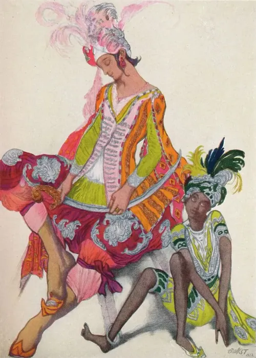 Framed Print : Prince Et Esclave Revant, 1922, (1923). Artist: Leon Bakst Framed Print : Prince Et Esclave Revant, 1922, (1923). Artist: Leon Bakst