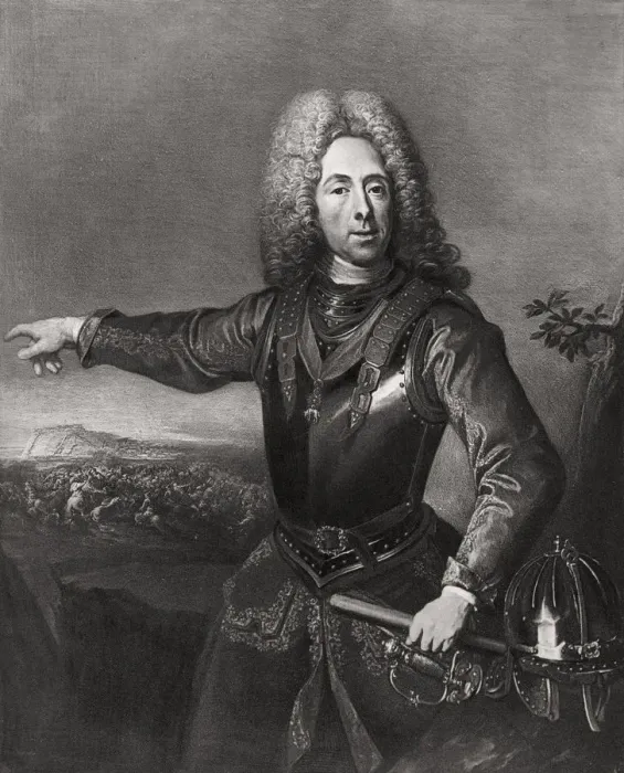 Framed Print : Prince Eugene of Savoy, French-born Austrian soldier, 1718 (1906) Framed Print : Prince Eugene of Savoy, French-born Austrian soldier, 1718 (1906)