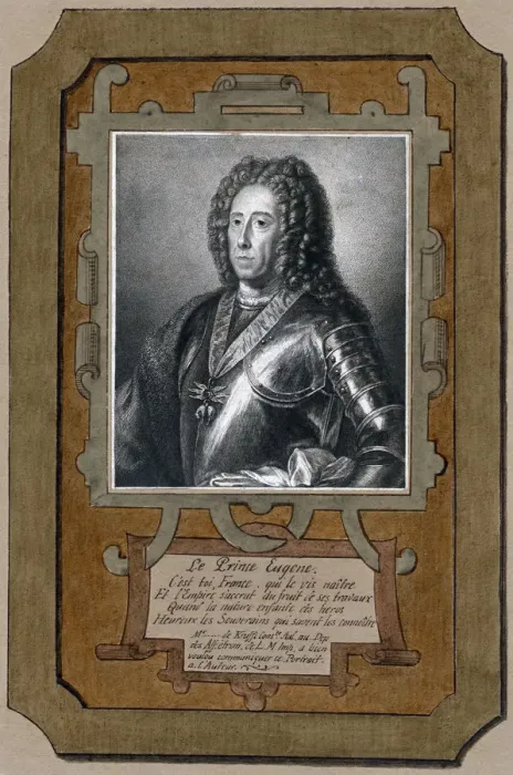 Framed Print : Prince Eugene of Savoy, general in the Austrian army Framed Print : Prince Eugene of Savoy, general in the Austrian army