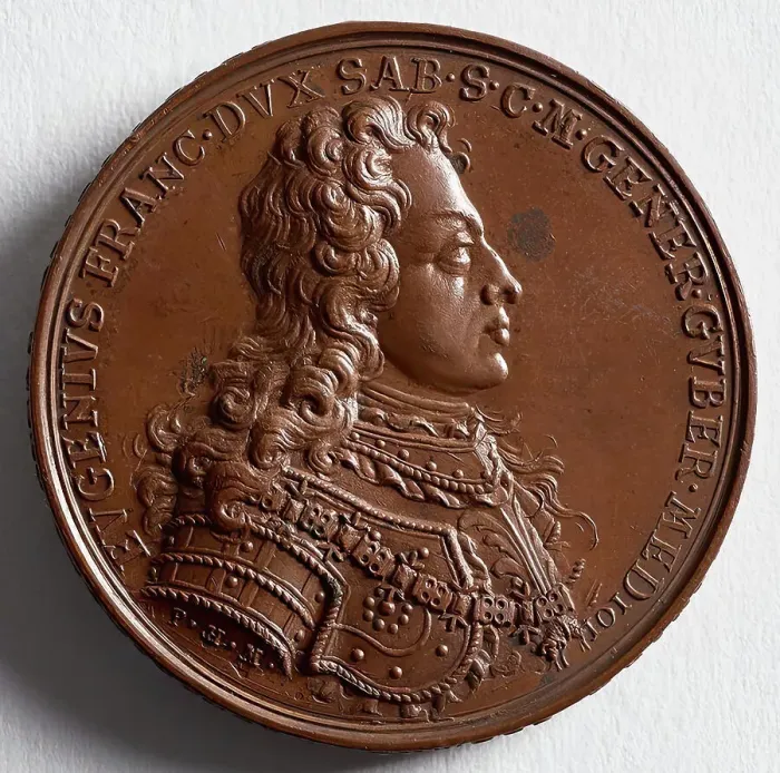 Framed Print : Prince Eugene of Savoy as governor of Milan, 1706. Creator: Philipp Heinrich Müller Framed Print : Prince Eugene of Savoy as governor of Milan, 1706. Creator: Philipp Heinrich Müller