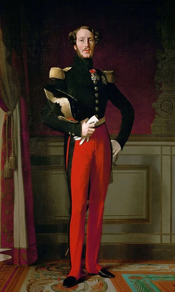 Prince Ferdinand Philippe, Duke of Orleans (1810-1842). Artist: Ingres, Jean Auguste Dominique (1780-1867)