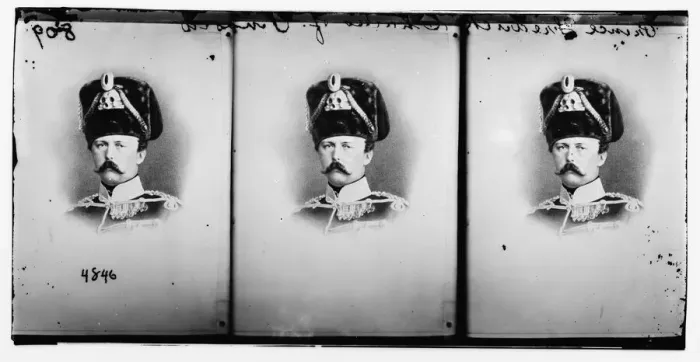 Framed Print : Prince Frederic Charles of Prussia, ca. 1860-1865. Creator: Unknown Framed Print : Prince Frederic Charles of Prussia, ca. 1860-1865. Creator: Unknown