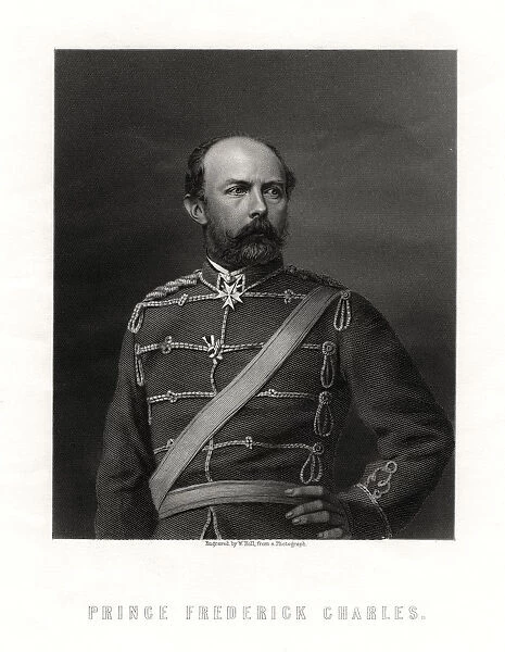 Prince Frederick Charles, 19th century. Artist: W Holl