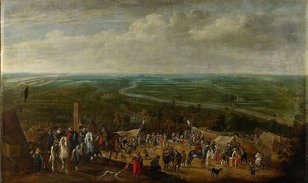 Prince Frederik Hendrik at the Siege of s-Hertogenbosch, 1629, c.1631. Creator: Pauwels van Hillegaert I