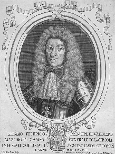 Prince Georg Friedrich of Waldeck, (1690s). Creator: Jacques Blondeau