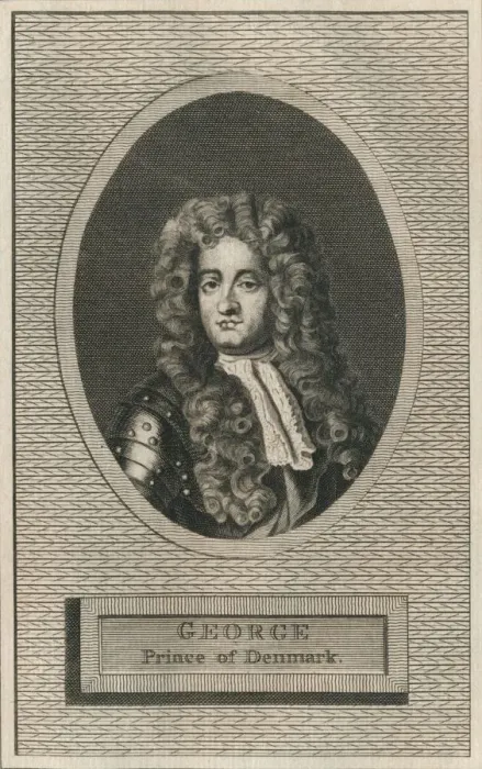 Framed Print : Prince George of Denmark, husband of Queen Anne, 1793 Framed Print : Prince George of Denmark, husband of Queen Anne, 1793