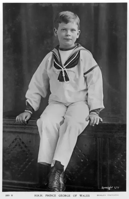 Framed Print : Prince George of Wales, c1900s(?). Artist: Speaight Framed Print : Prince George of Wales, c1900s(?). Artist: Speaight