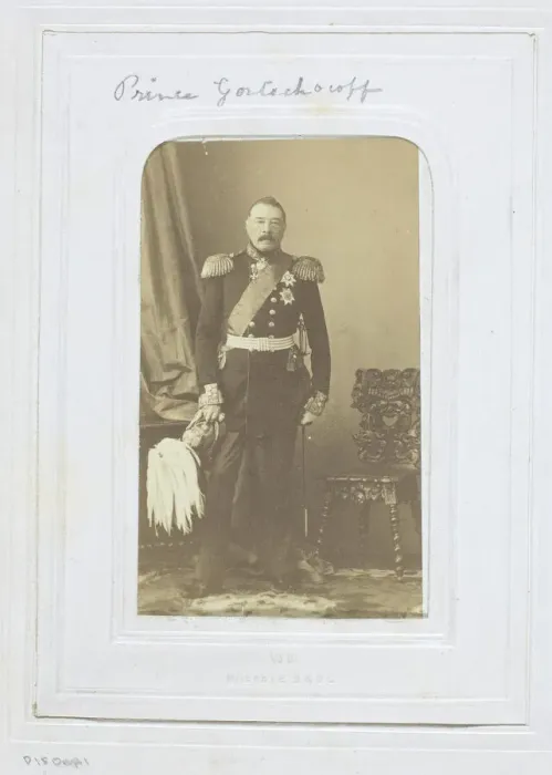 Framed Print : Prince Gortschakoff, 1860-69. Creator: Andre-Adolphe-Eugene Disderi Framed Print : Prince Gortschakoff, 1860-69. Creator: Andre-Adolphe-Eugene Disderi