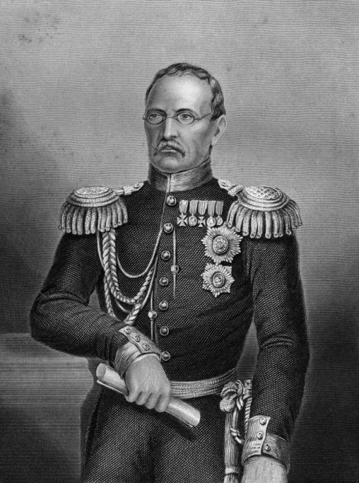 Framed Print : Prince Gortschakoff, Russian soldier, 1857. Artist: DJ Pound