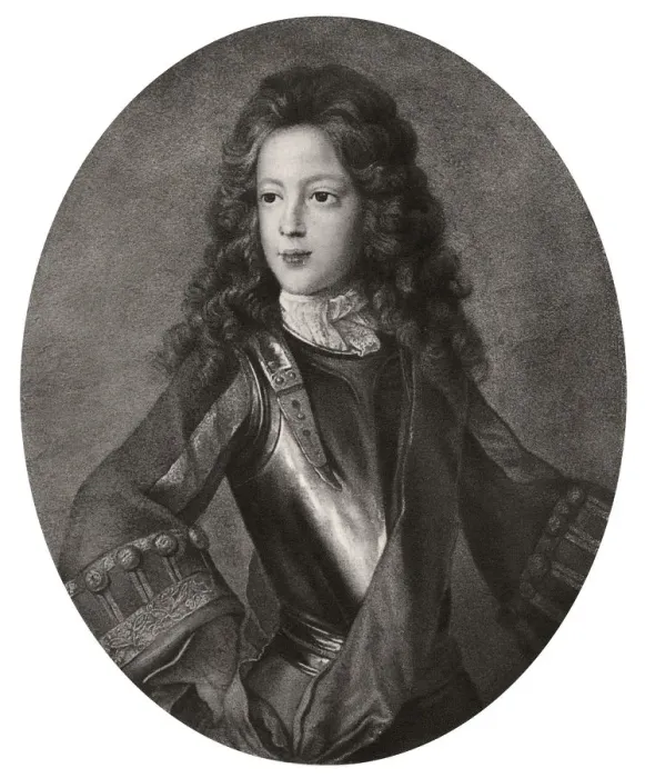 Framed Print : Prince James Francis Edward Stuart, the Old Pretender, c1700 (1906) Framed Print : Prince James Francis Edward Stuart, the Old Pretender, c1700 (1906)