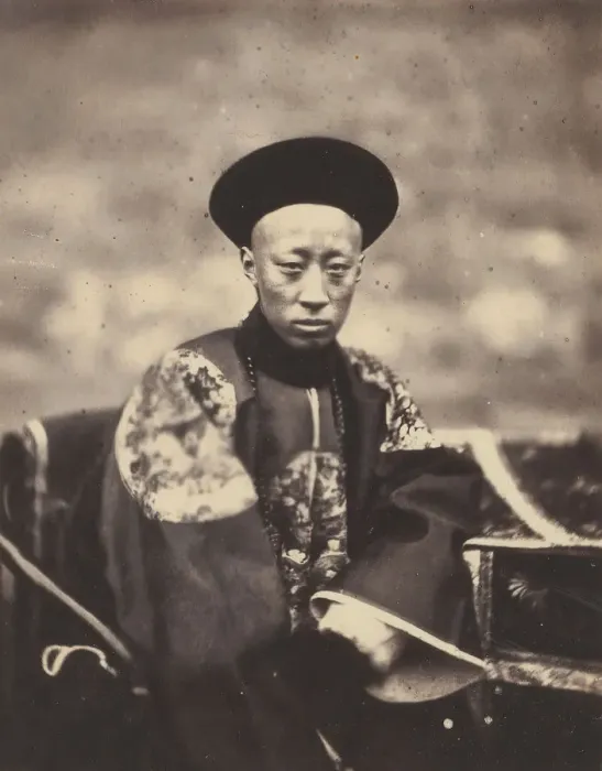Framed Print : Prince Kung. Emperor of China, 1860. Creator: Felice Beato Framed Print : Prince Kung. Emperor of China, 1860. Creator: Felice Beato