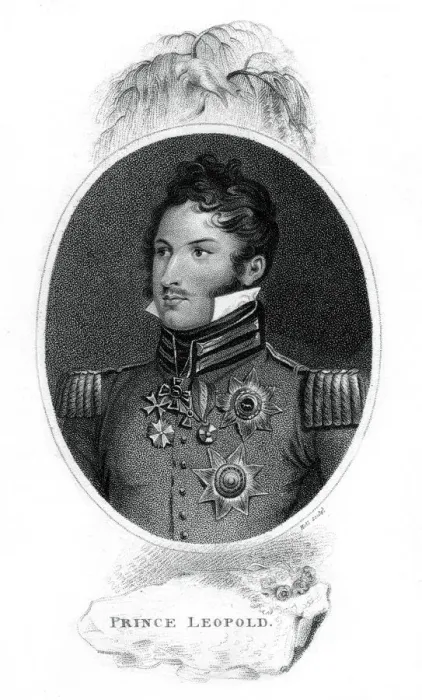 Framed Print : Prince Leopold of Saxe-Coburg-Saalfeld, 19th century. Artist: Holl Framed Print : Prince Leopold of Saxe-Coburg-Saalfeld, 19th century. Artist: Holl