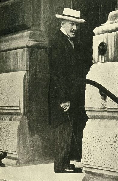 Prince Lichnowsky at the Foreign Office, London, 1914, (c1920). Creator: Unknown