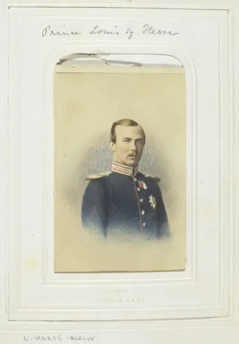 Framed Print : Prince Louis of Hesse, 1860-69. Creator: L. Hse & Company Framed Print : Prince Louis of Hesse, 1860-69. Creator: L. Hse & Company