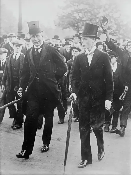 Framed Print : Prince [of] Wales going to Admiralty, between c1910 and c1915. Creator: Bain News Service