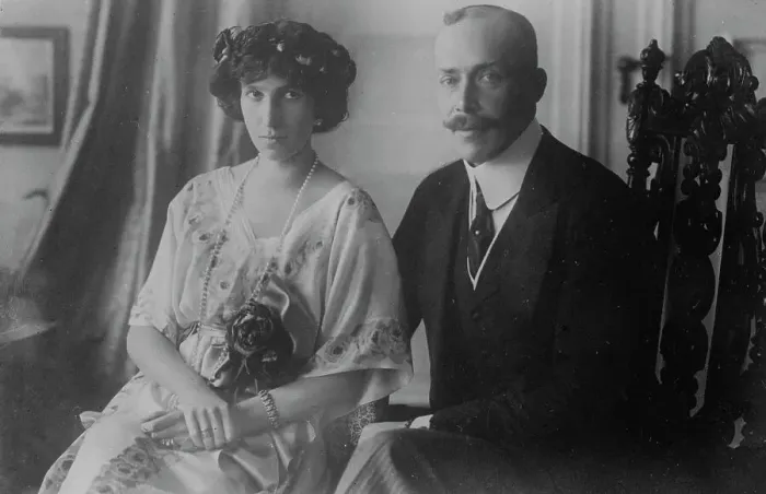 Framed Print : Prince and Princess of Albania, between c1910 and c1915. Creator: Bain News Service Framed Print : Prince and Princess of Albania, between c1910 and c1915. Creator: Bain News Service