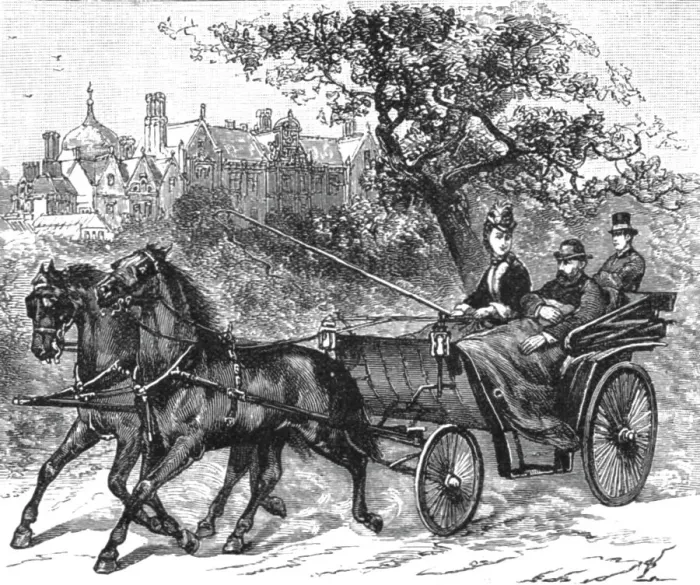 Framed Print : The Prince and Princess of Wales Driving Out after the Recovery of the Prince from... 1891. Creator: George Housman Thomas Framed Print : The Prince and Princess of Wales Driving Out after the Recovery of the Prince from... 1891. Creator: George Housman Thomas
