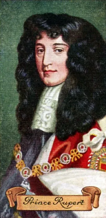 Framed Print : Prince Rupert, taken from a series of cigarette cards, 1935 Framed Print : Prince Rupert, taken from a series of cigarette cards, 1935