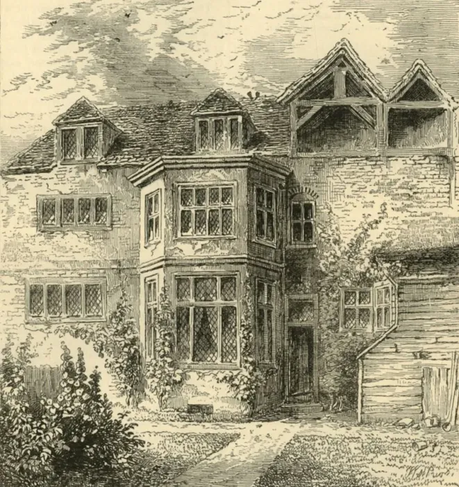 Framed Print : Prince Ruperts House, in the Barbican, (c1872). Creator: Unknown Framed Print : Prince Ruperts House, in the Barbican, (c1872). Creator: Unknown
