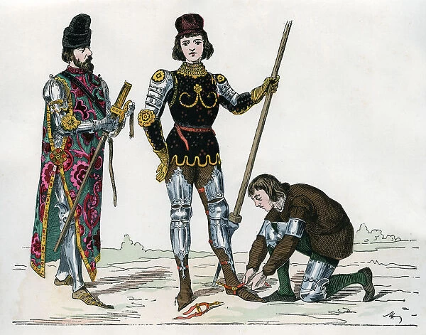Prince, squire and valet, 15th century (1882-1884)