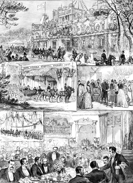 Framed Print : The Prince of Wales at Bournemouth, 1890. Creator: P Naumann Framed Print : The Prince of Wales at Bournemouth, 1890. Creator: P Naumann