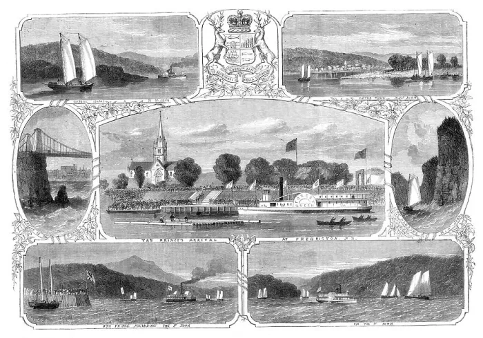 Framed Print : The Prince of Wales in Canada, 1860. Creator: Smyth Framed Print : The Prince of Wales in Canada, 1860. Creator: Smyth