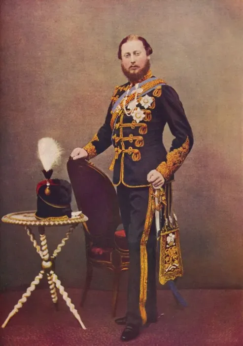 Framed Print : The Prince of Wales as Colonel of the 10th Hussars, c1865 (1910)