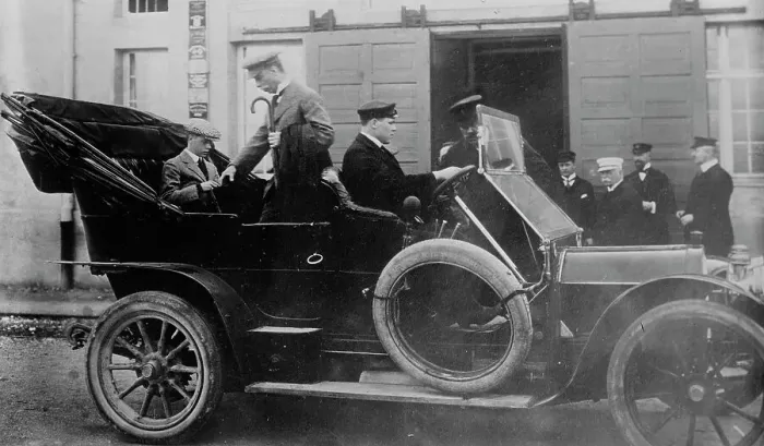 Framed Print : Prince of Wales in Germany, 1913. Creator: Bain News Service Framed Print : Prince of Wales in Germany, 1913. Creator: Bain News Service