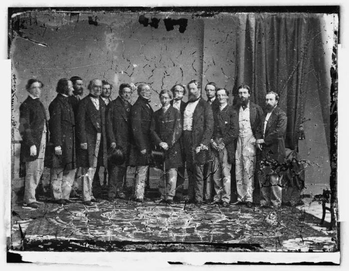Framed Print : Prince of Wales group in 1861, 1860 October 13. Creator: Unknown Framed Print : Prince of Wales group in 1861, 1860 October 13. Creator: Unknown