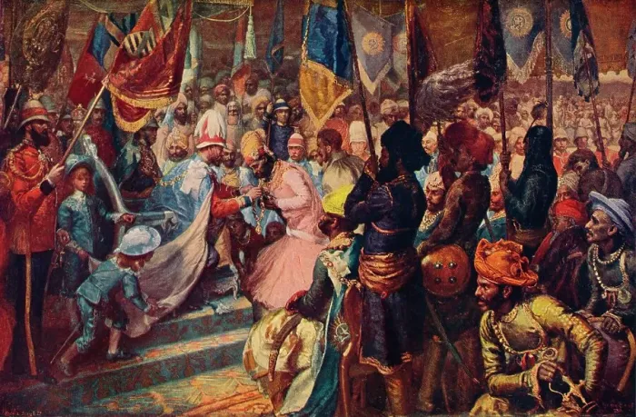 Framed Print : The Prince of Wales in India, 1876 (1906) Framed Print : The Prince of Wales in India, 1876 (1906)