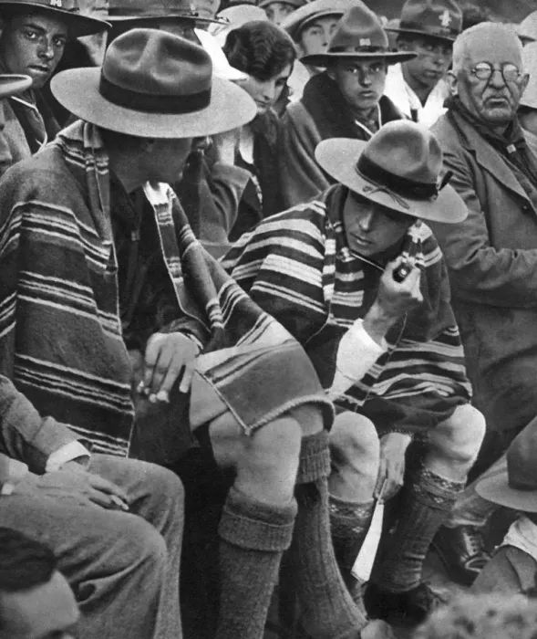 Framed Print : The Prince of Wales with the Welsh scouts, 1926 Framed Print : The Prince of Wales with the Welsh scouts, 1926