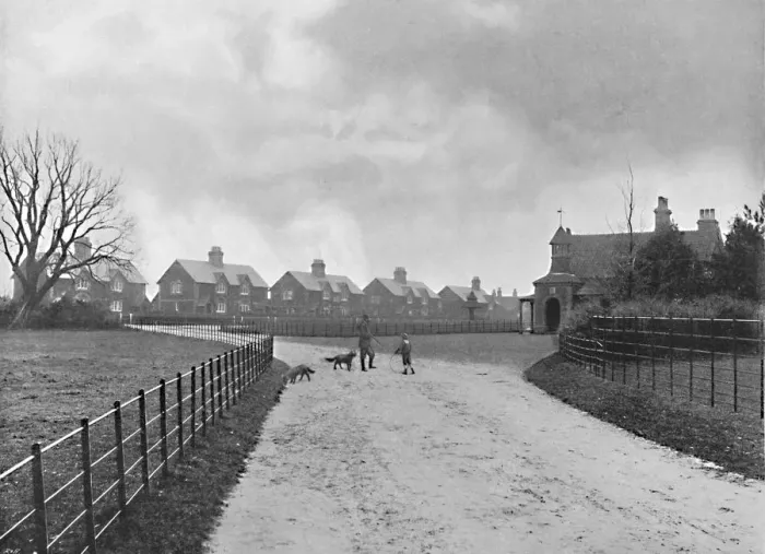 Framed Print : The Prince of Waless Model Village at Sandringham, c1896 Framed Print : The Prince of Waless Model Village at Sandringham, c1896