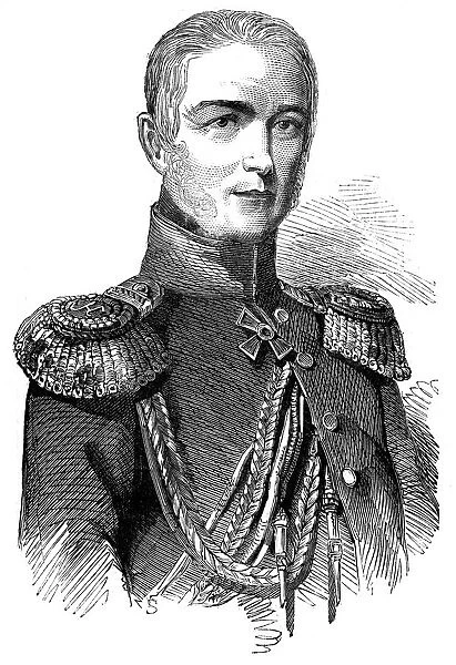 Prince Woronzow, Russian General of the forces in Asia, 1853