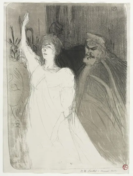 Framed Print : A Princely Idyl, Clara Ward, 1894. Creator: Henri de Toulouse-Lautrec (French, 1864-1901) Framed Print : A Princely Idyl, Clara Ward, 1894. Creator: Henri de Toulouse-Lautrec (French, 1864-1901)