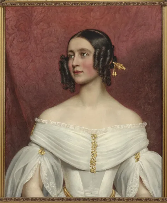 Framed Print : Princess Adelgunde of Bavaria (1823-1914) as Bride, 1842 Framed Print : Princess Adelgunde of Bavaria (1823-1914) as Bride, 1842