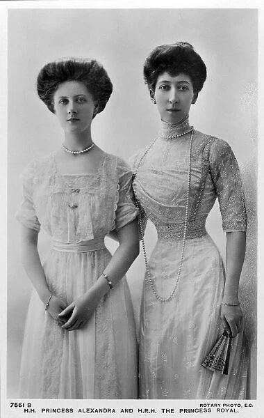 Princess Alexandra and the Princess Royal, late 1900s(?)