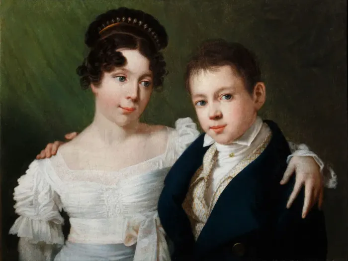 Framed Print : Princess Alexandrine of Prussia (1803-1892) and Prince Albert of Prussia (1809-1872), 1810s. Artist: Anonymous Framed Print : Princess Alexandrine of Prussia (1803-1892) and Prince Albert of Prussia (1809-1872), 1810s. Artist: Anonymous