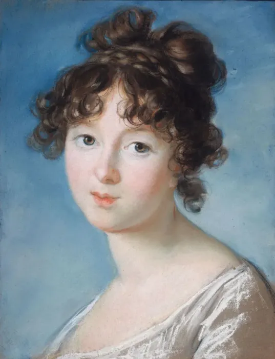 Framed Print : Princess Aniela Angelique Czartoryska, nee Radziwill (1781-1808), c. 1801 Framed Print : Princess Aniela Angelique Czartoryska, nee Radziwill (1781-1808), c. 1801