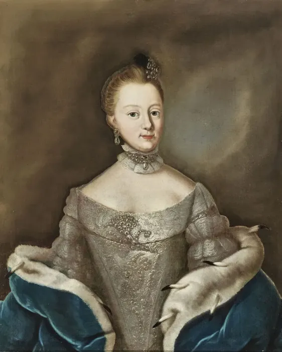 Framed Print : Princess Anna Amalia of Brunswick-Wolfenbüttel (1739-1807), Duchess Framed Print : Princess Anna Amalia of Brunswick-Wolfenbüttel (1739-1807), Duchess