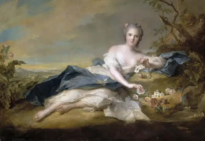 Framed Print : Princess Anne Henriette of France (1727-1752). Artist: Nattier, Jean-Marc (1685-1766) Framed Print : Princess Anne Henriette of France (1727-1752). Artist: Nattier, Jean-Marc (1685-1766)