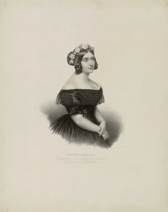Framed Print : Princess Augusta of Cambridge (1822-1916), Grand Duchess of Mecklenburg-Strelitz. Creator: Giere, Julius (1807-1880) Framed Print : Princess Augusta of Cambridge (1822-1916), Grand Duchess of Mecklenburg-Strelitz. Creator: Giere, Julius (1807-1880)