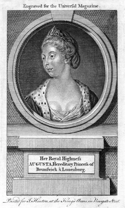 Framed Print : Princess Augusta Charlotte, Duchess of Brunswick-Wolfenbuttell, 18th century Framed Print : Princess Augusta Charlotte, Duchess of Brunswick-Wolfenbuttell, 18th century