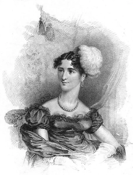Princess Augusta, Duchess of Cambridge, 1818.Artist: J Alais
