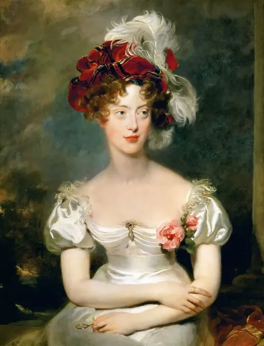 Framed Print : Princess Caroline of Naples and Sicily (1798-1870), Duchesse de Berry. Artist: Lawrence, Sir Thomas (1769-1830) Framed Print : Princess Caroline of Naples and Sicily (1798-1870), Duchesse de Berry. Artist: Lawrence, Sir Thomas (1769-1830)