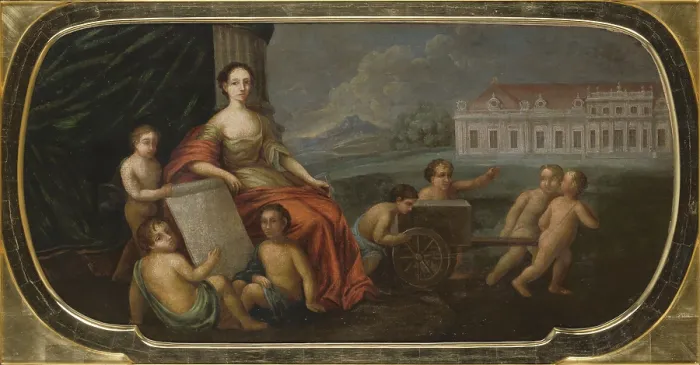 Framed Print : Princess Eleonora Czartoryska (1712-1795), Wife of Prince Michal (1696-1775)... mid-18th century. Creator: Unknown Framed Print : Princess Eleonora Czartoryska (1712-1795), Wife of Prince Michal (1696-1775)... mid-18th century. Creator: Unknown