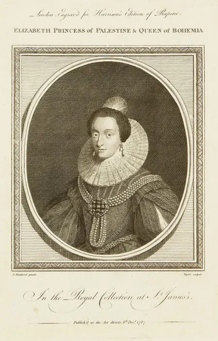 Framed Print : Princess Elisabeth of the Palatinate (1618-1680), 1780s. Creator: Taylor, Isaac (1730-1807) Framed Print : Princess Elisabeth of the Palatinate (1618-1680), 1780s. Creator: Taylor, Isaac (1730-1807)
