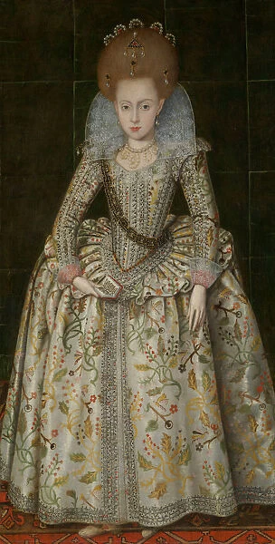 Princess Elizabeth (1596-1662), Later Queen of Bohemia, ca. 1606. Creator: Robert Peake I
