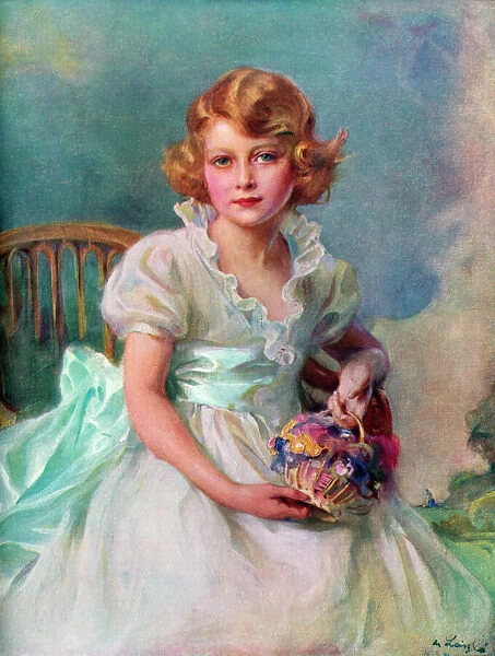 Princess Elizabeth, (1926-), Queen of the Commonwealth Realms, 1937. Artist: Philip A de Laszlo