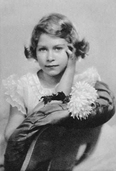 Princess Elizabeth aged nine, 1935, (1937)