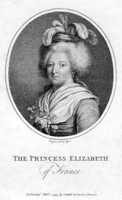 Framed Print : Princess Elizabeth of France, 1797. Artist: John Samuel Agar Framed Print : Princess Elizabeth of France, 1797. Artist: John Samuel Agar